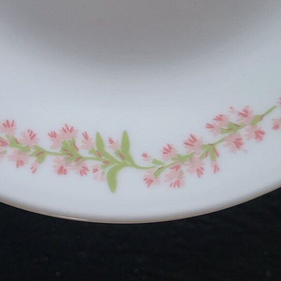 Vintage Corelle Meadow Pink Bread Plate Appetizer Plate 6.75" - Picture 2 of 4
